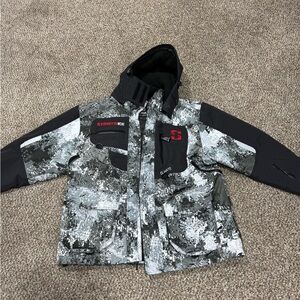 Camo Jacket - Black and Gray